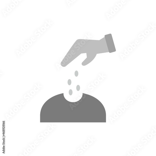 Sow Flat Grey Scale Vector Icon Design