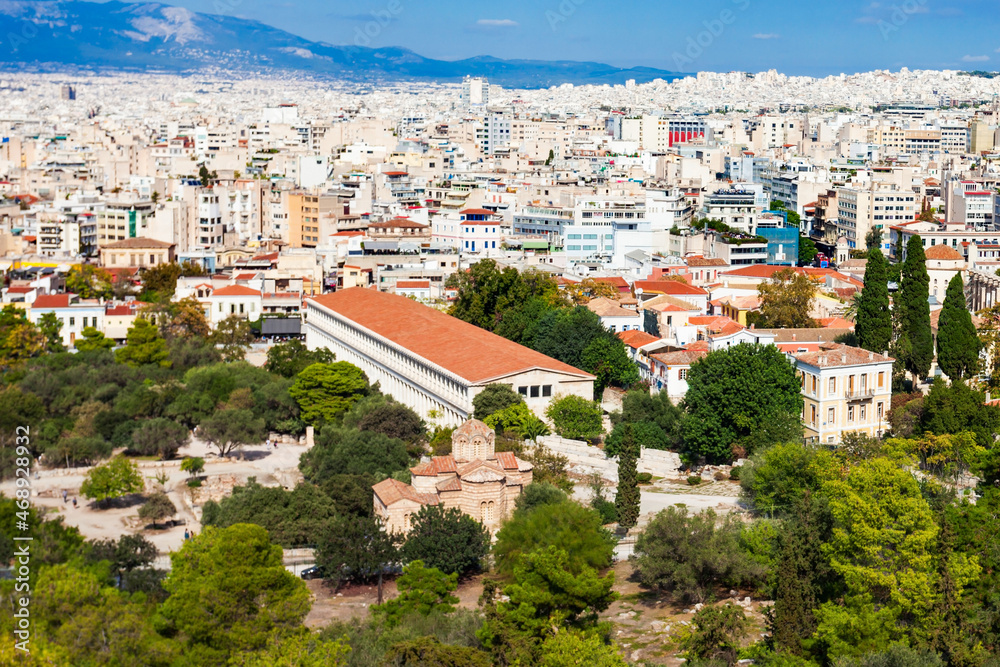 Fototapeta premium Ancient Agora in Greece