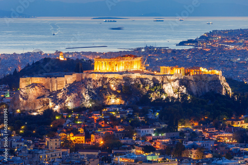 Athenian Acropolis in Greece © saiko3p