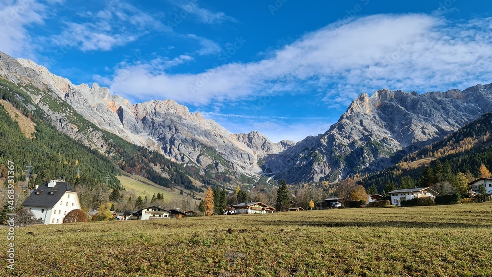 Mountains near Hinterthal in Austria