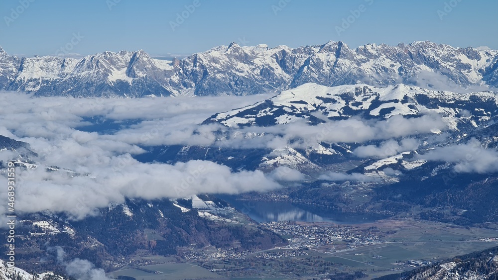 Fototapeta premium Mountains near Kaprun in Austria