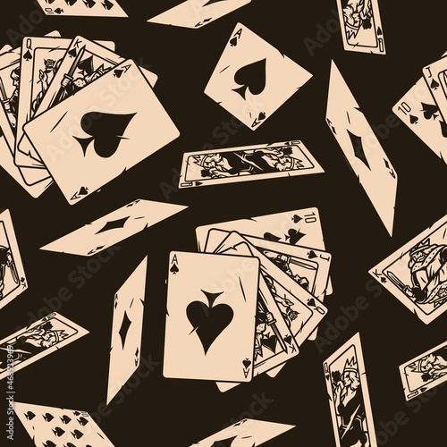 Casino vintage seamless pattern