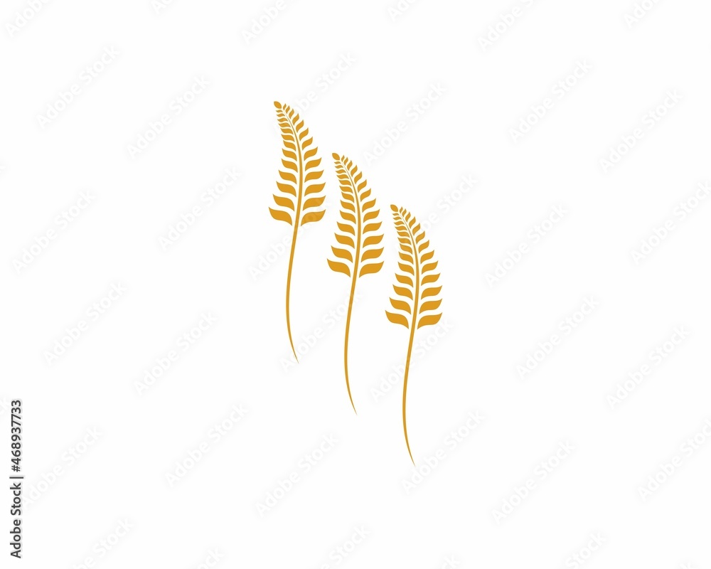 Three wreath vector illustration logo Three wreath vector illustration logo