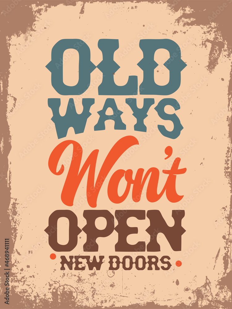 Fototapeta premium Motivational success quote design. Inspirational quote typography.