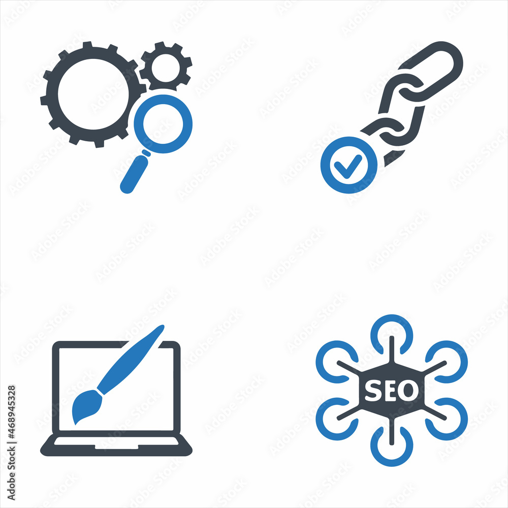SEO And Internet Marketing Icon Set 5 SEO And Internet Marketing Icon Set 5