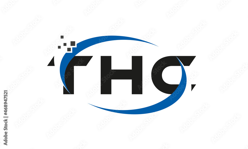 dots or points letter THC technology logo designs concept vector Template Element dots or points letter THC technology logo designs concept vector Template Element