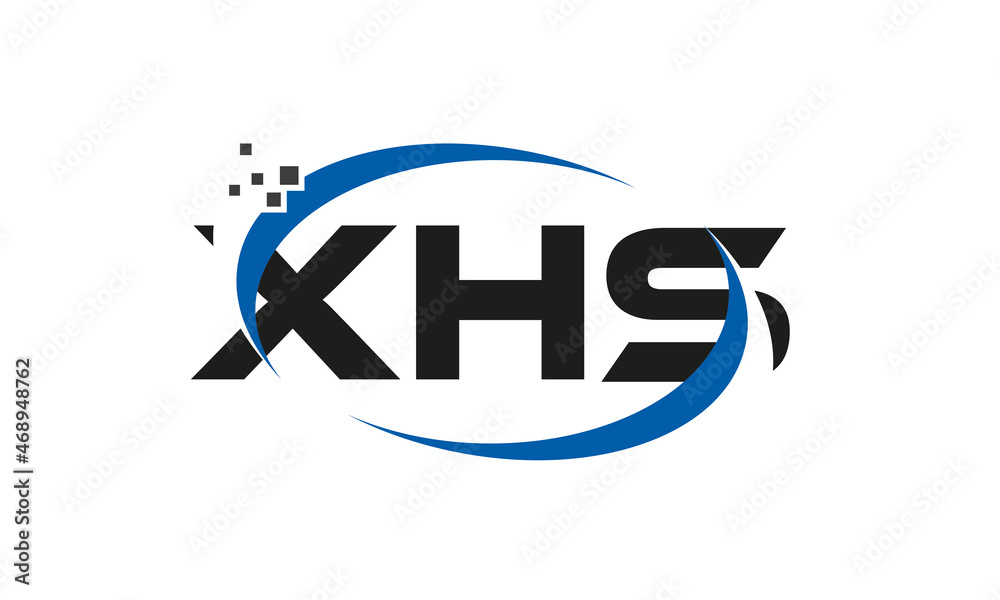 dots or points letter XHS technology logo designs concept vector Template Element dots or points letter XHS technology logo designs concept vector Template Element