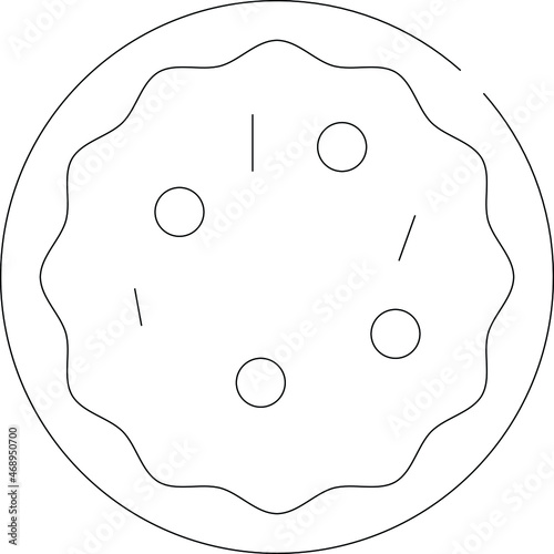 coffee shop icon cookie and dessert