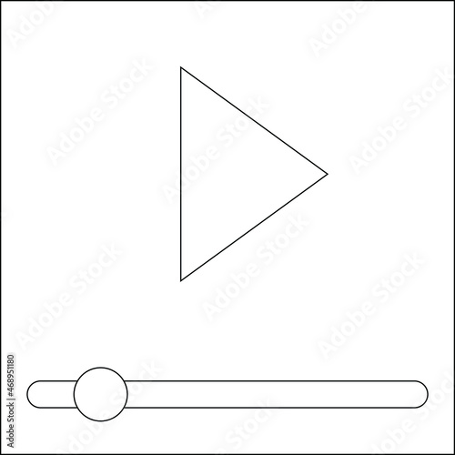 cinema hall and movie making icon video and social media