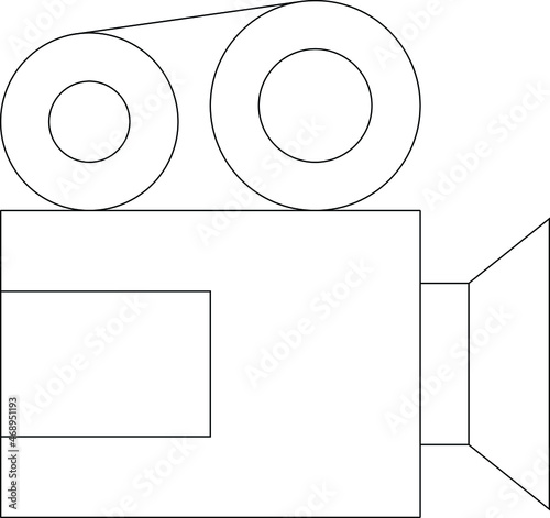 cinema hall and movie making icon cinema and film