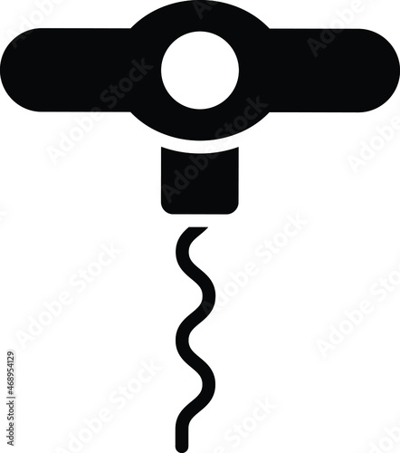 birthday party icon  wine opener  and opener