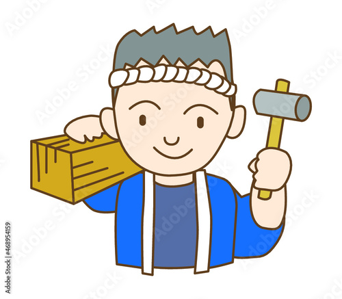 大工イラスト
