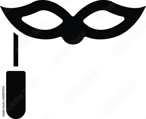 birthday party icon  eye mask and carnival