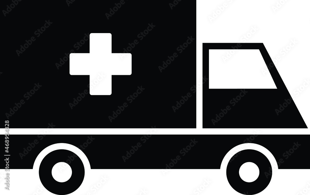 hospital and medical icon  ambulance and hospital