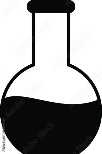 hospital and medical icon  flask and laboratory