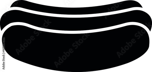 hockey icon  hotdog and junk food