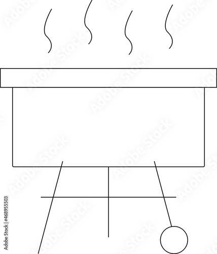 grill and barbecue icons bbq grill and picnic