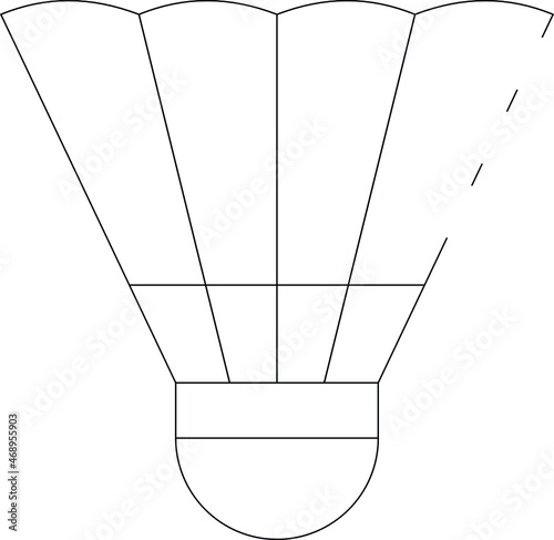 games icons shuttlecock  and badminton