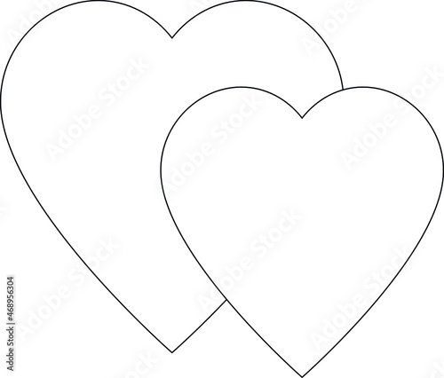 friendship icon heart  and love