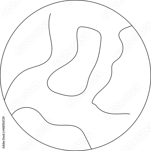 horoscope icon earth and zodiac