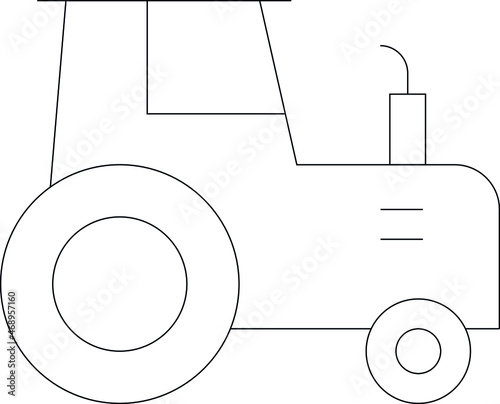 farming icon tractor and truck