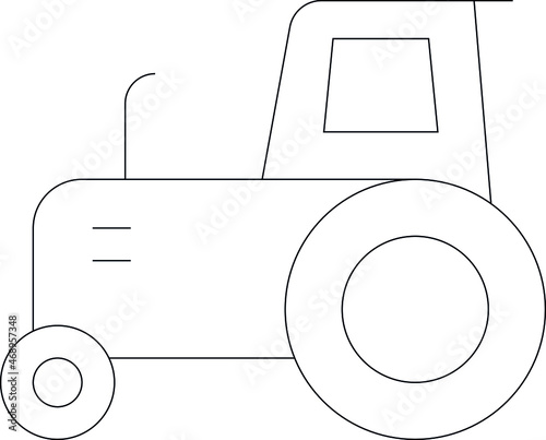 farming icon tractor and truck
