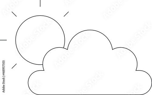farming icon weather and cloudy