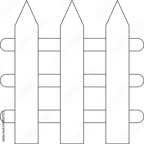 farming icon fence and yard