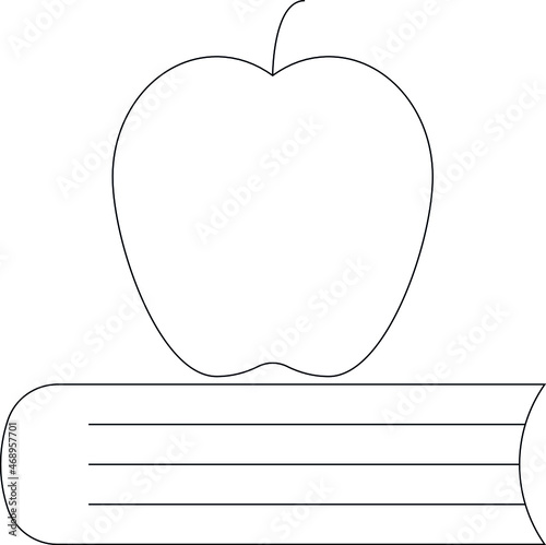 elearning icon book and book