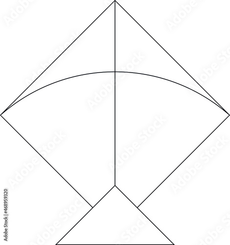 holidays icon kite  and hobby