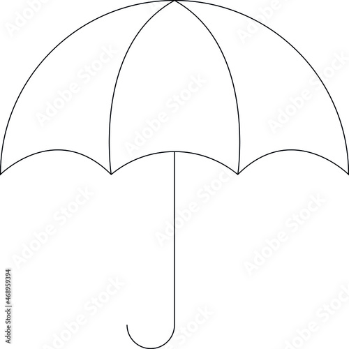 holidays icon umbrella and rain