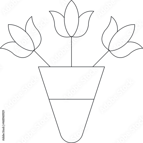 easter icon plant and pot