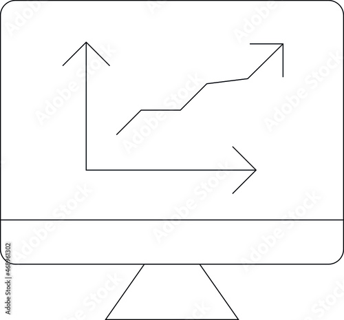 digital marketing icon light and technology