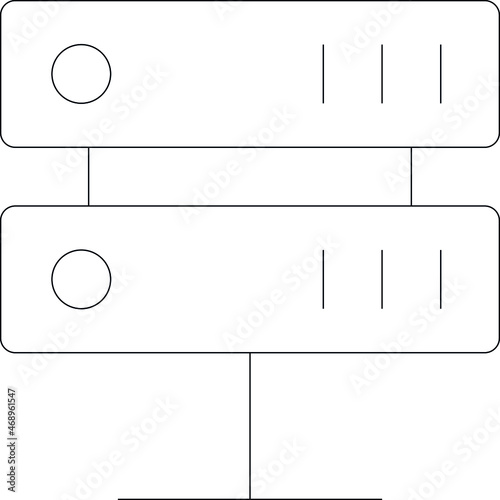 digital marketing icon database and storage