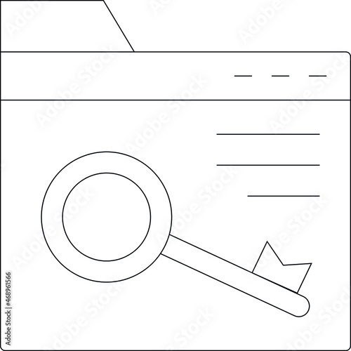 digital marketing icon file and folder