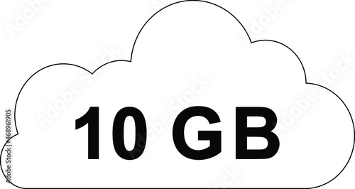 cloud computing icon cloud storage and cloud computing