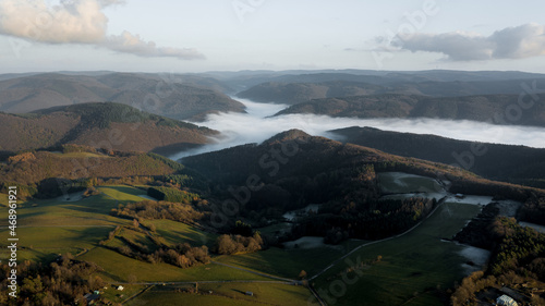 Ahrtal valley fog photo