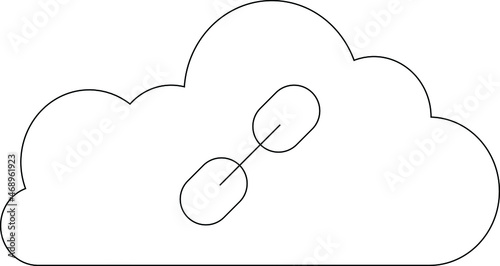 cloud computing icon sharing and cloud storage