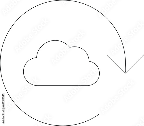 cloud computing icon cloud storage and cloud computing