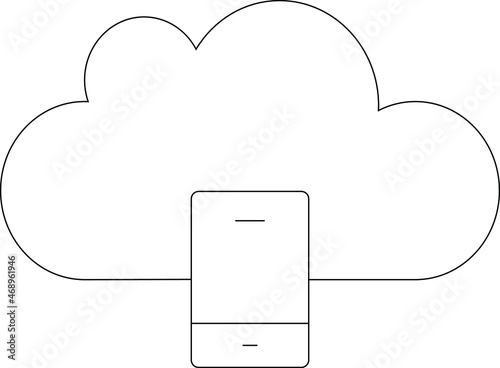 cloud computing icon cloud computing and data storage