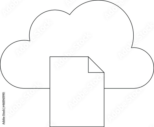 cloud computing icon cloud computing and data