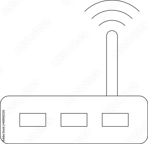 cloud computing icon modem and access point