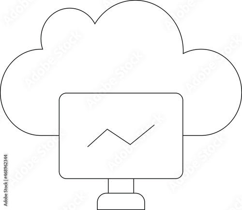 cloud computing icon server and hosting