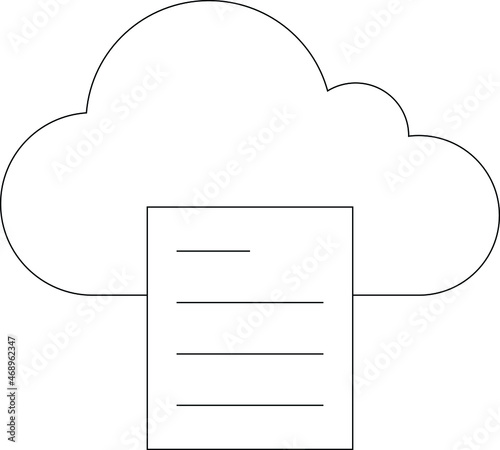 cloud computing icon file and cloud computing