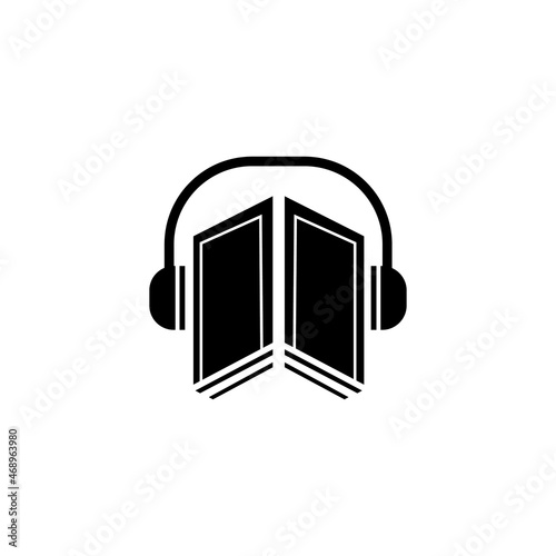 book operator logo illustration vector design