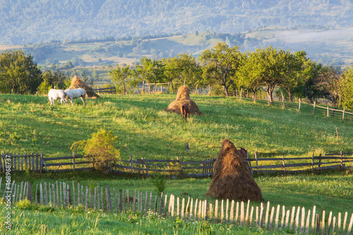 Landscape in Transylvania, Romania