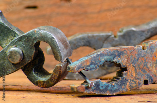 old rusty tools