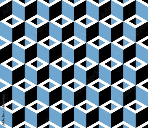 Decorative pattern for the background, tile and textiles..It is assembled from modular parts. Vector. Seamless.