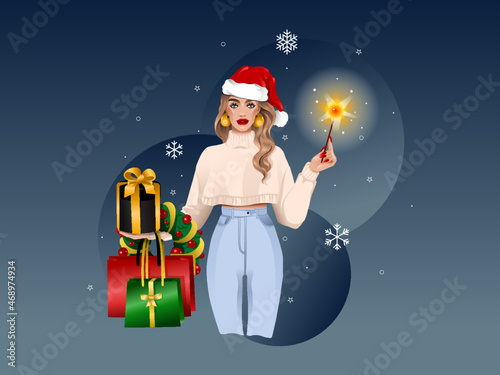 Christmas girl