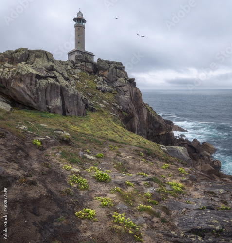 Punta Nariga Lighthouse in the Death Coast, Galicia, Spain